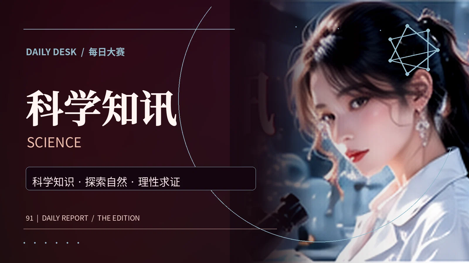 科学知识主题画面